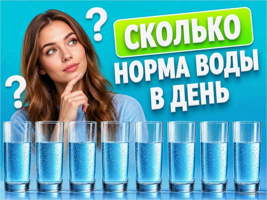 (норма, воды, день, рассчитать, сбиться) Норма воды в день: как рассчитать и не сбиться с ритма